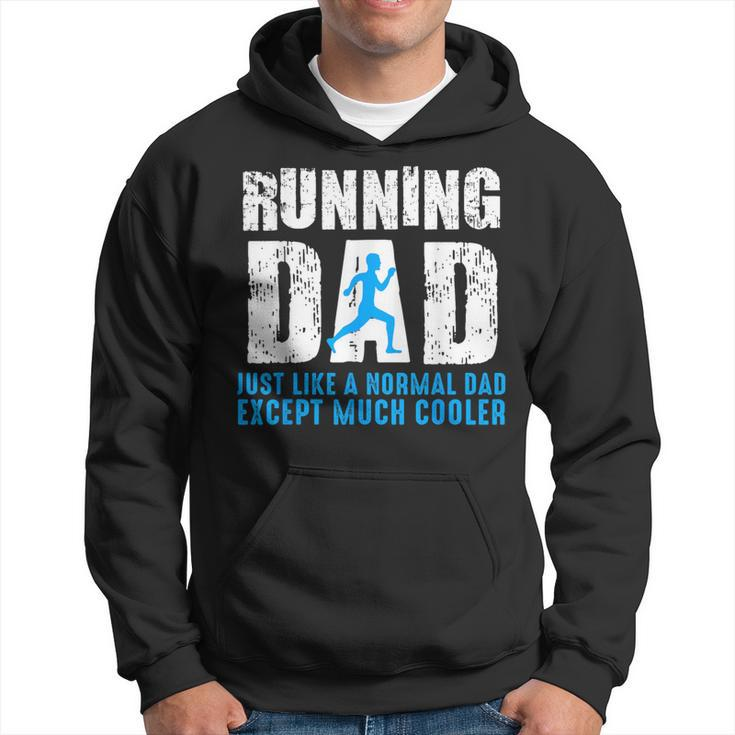 Print Dad Runner Marathon Idea Jogging Hoodie