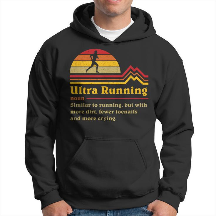 Definition Ultrarunning Ultra Trail Runner Hoodie