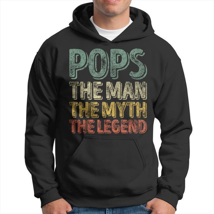 Father's Day Pops The Man The Myth The Legend Hoodie