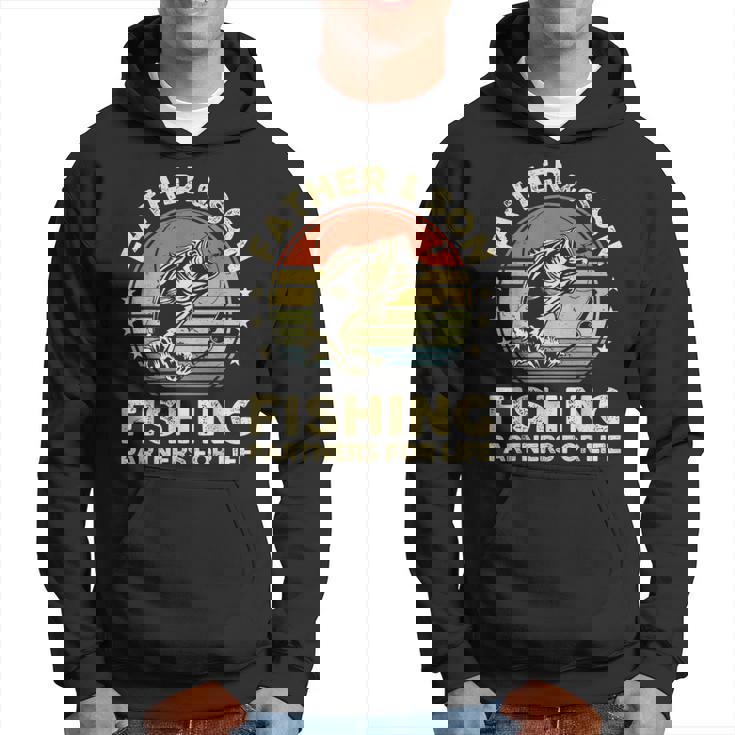 Fishing- Father & Son Matching Bass Fish Dad Boys Hoodie