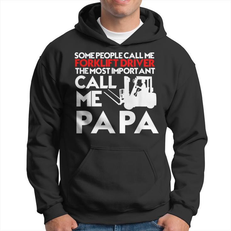 Forklift Driver Operator Humor Father's Day Hoodie