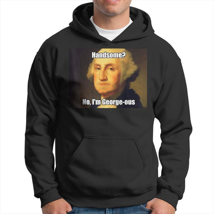 George Washington George-Ous Pun Meme Hoodie