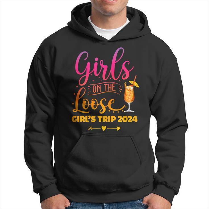 Girls On The Loose Tie Dye Girls Weekend Trip 2024 Hoodie