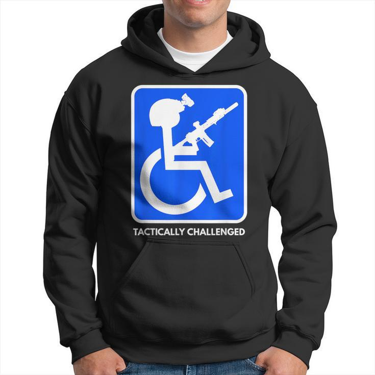 Handicap Military Tactically Challenged Officer Hoodie