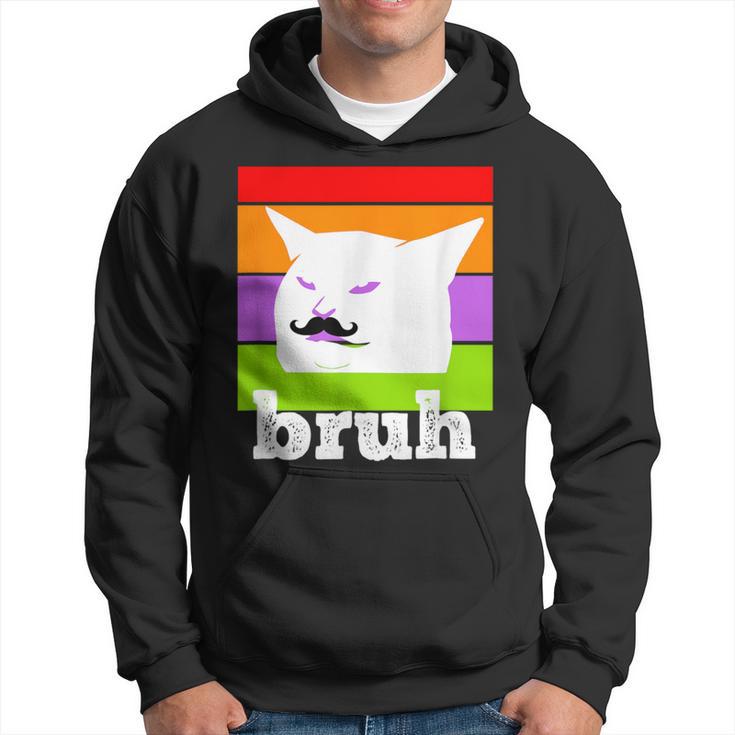 Meme Saying Bruh With Cat-Cinco De Mayo-Mexican Fiesta Hoodie