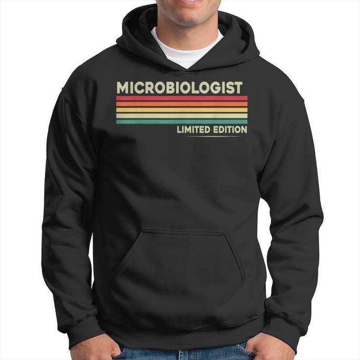 Microbiologist Birthday Worker Job Tittle Vintage Hoodie