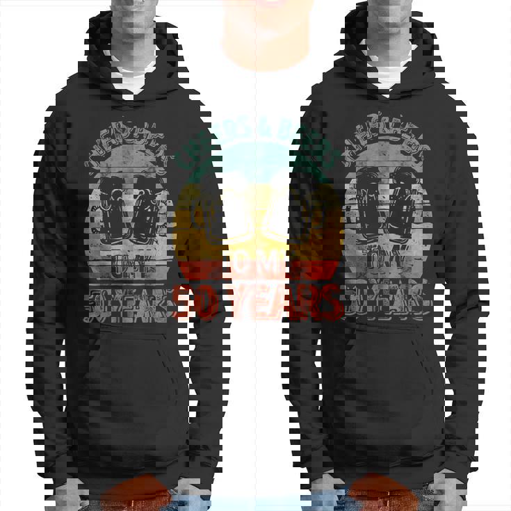 Old Drinker 50Th Cheers And Beers To My 50 Years Hoodie