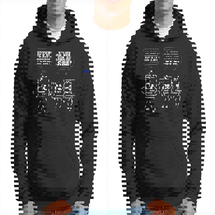 Periodic Table Chemistry Puns Nerdy Geeky Science Hoodie