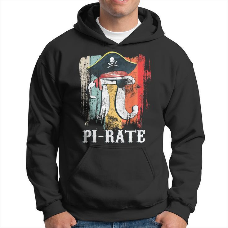 Pi-Rate Happy Pi Day Math Geek Pirate Lover Hoodie