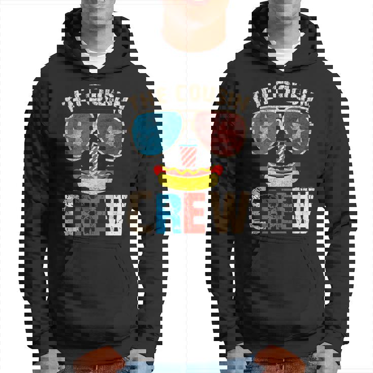 Red White And Blue Cousin Crew 2024 Happy 4Th Of July Hoodie
