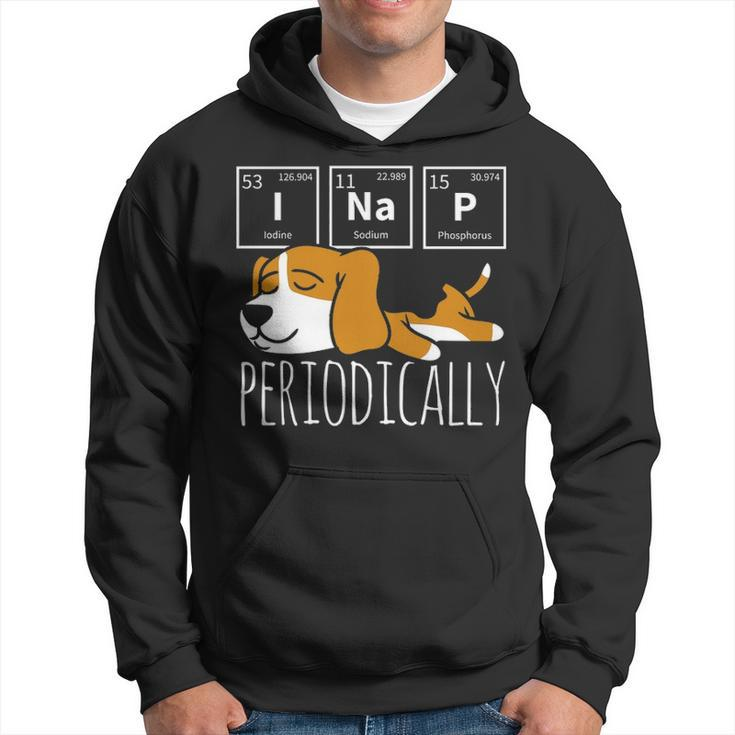 Science I Nap Periodic Table Meme Meh Beagle Dog Hoodie