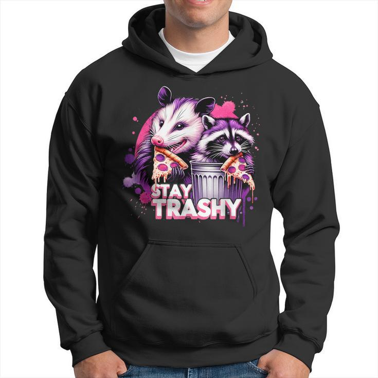 Stay Trashy Raccoons Opossums Possums Animals Lover Hoodie