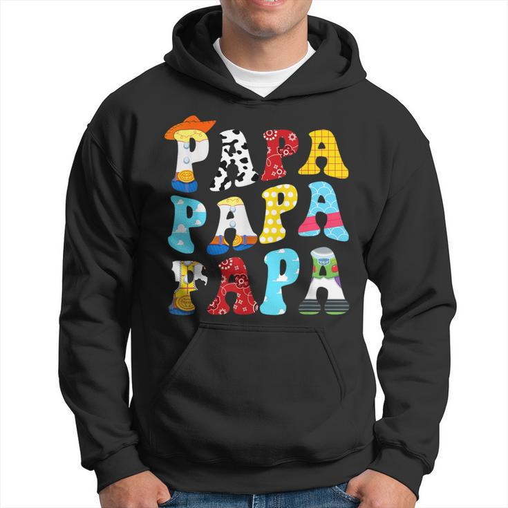 Story Papa Toy Boy Story Dad Fathers Day For Mens Hoodie