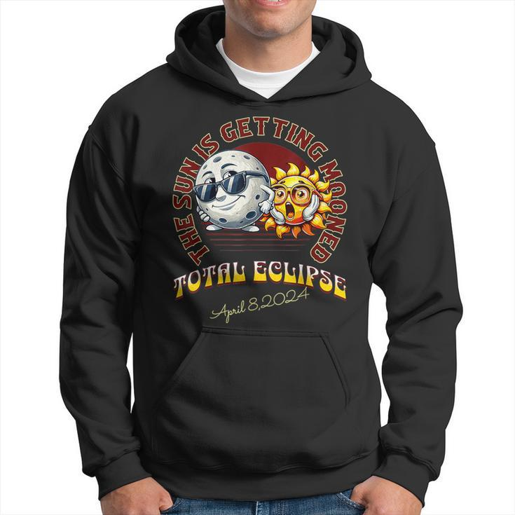 Totality Eclipse April 2024 Sun Is Getting Mooned Hoodie