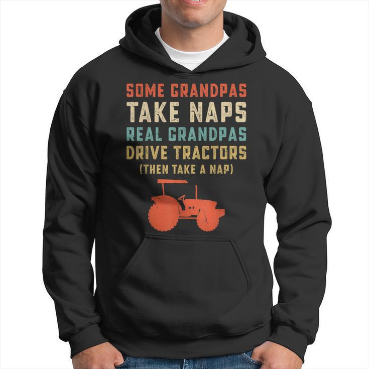 Tractor Retro Vintage For Grandpa Drive Tractor Hoodie
