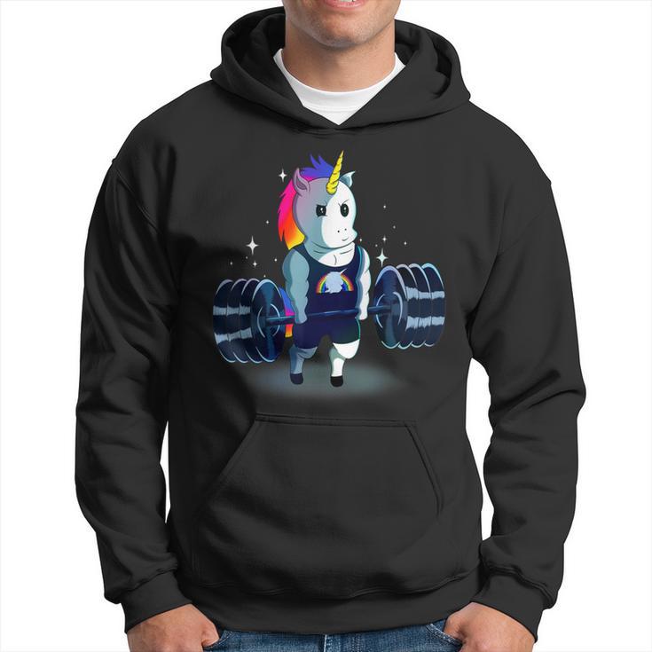 Weightlifting Unicorn Fitness Christmas Birthday Hoodie