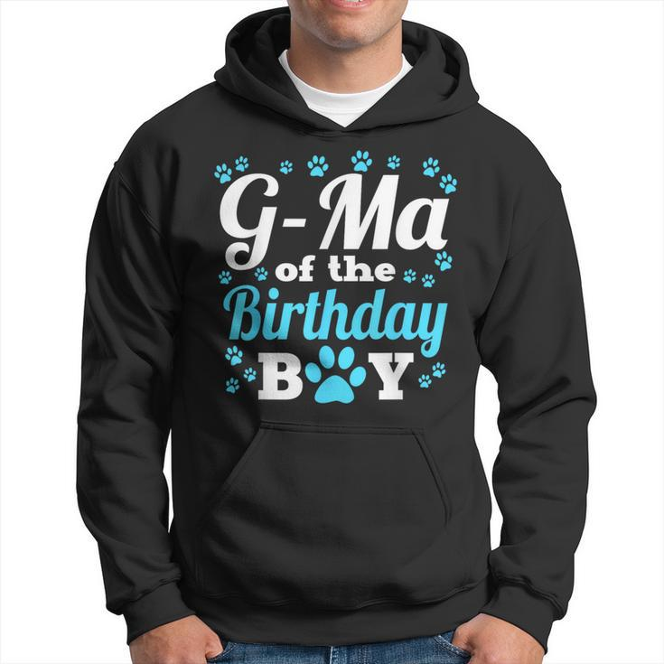 G-Ma Of The Birthday Boy Dog Paw Bday Party Celebration Hoodie