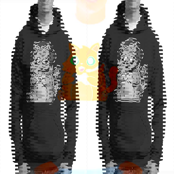 Gaming Gato Iideojuego Iideojuego I Ordenador I Pc Sudadera