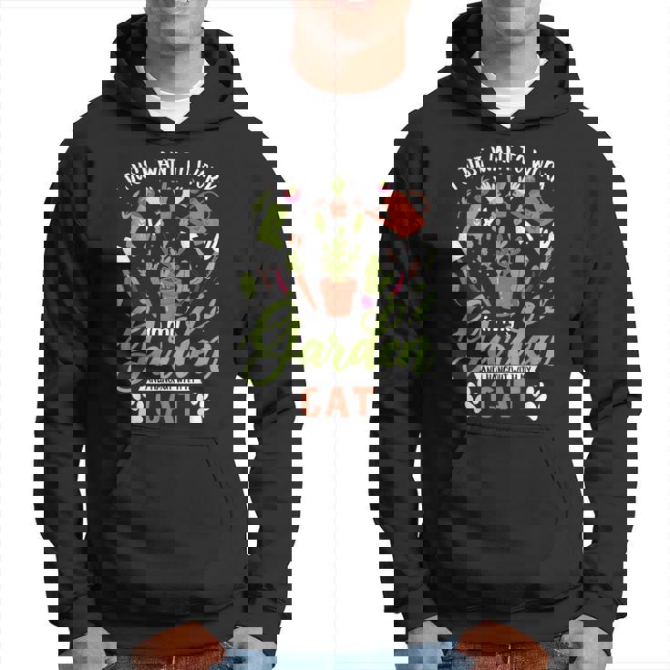 Garden And Dogs Lover Gardener Pet Gardening Hoodie