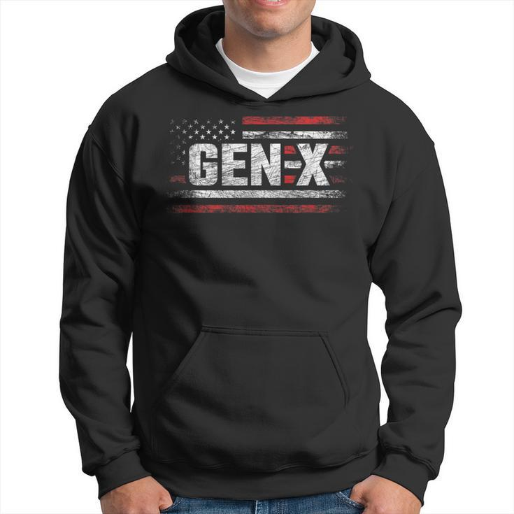 Generation X Gen Xer Gen X American Flag Gen X Hoodie