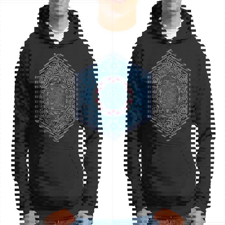 Geometría Sagrada Tatuaje Yoga Meditación Goa Trance Sudadera
