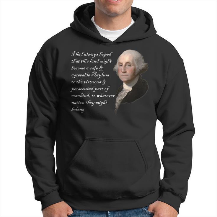 George Washington Quote Safe And Agreeable Hoodie