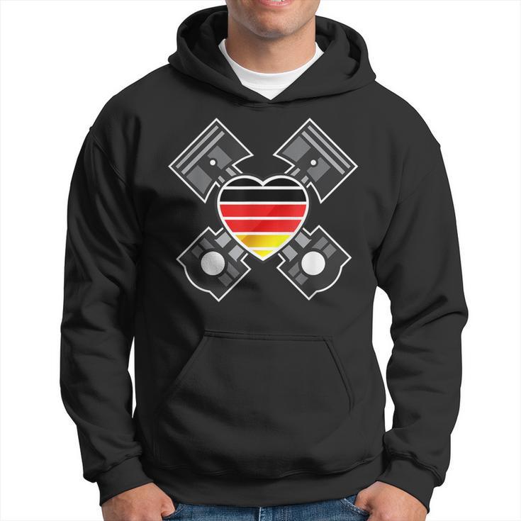 German Cars Engineering Heart Germany Hoodie