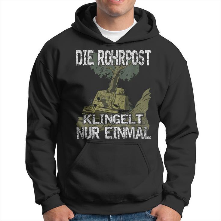 German Tiger Tank Die Rohrpost Klingelt Nur Einmal Deutsche Tiger Hoodie