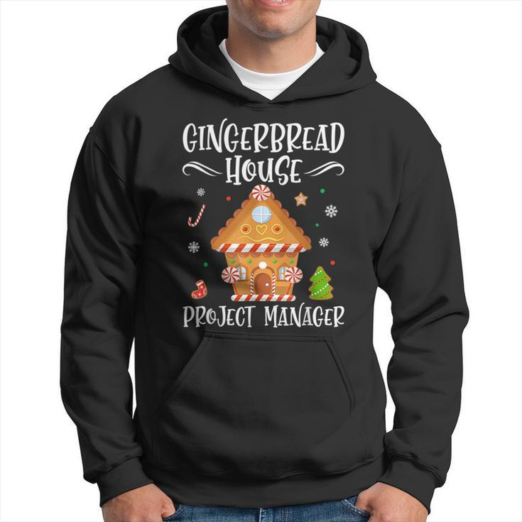 Gingerbread House Project Manager Baking Xmas Pajamas Hoodie