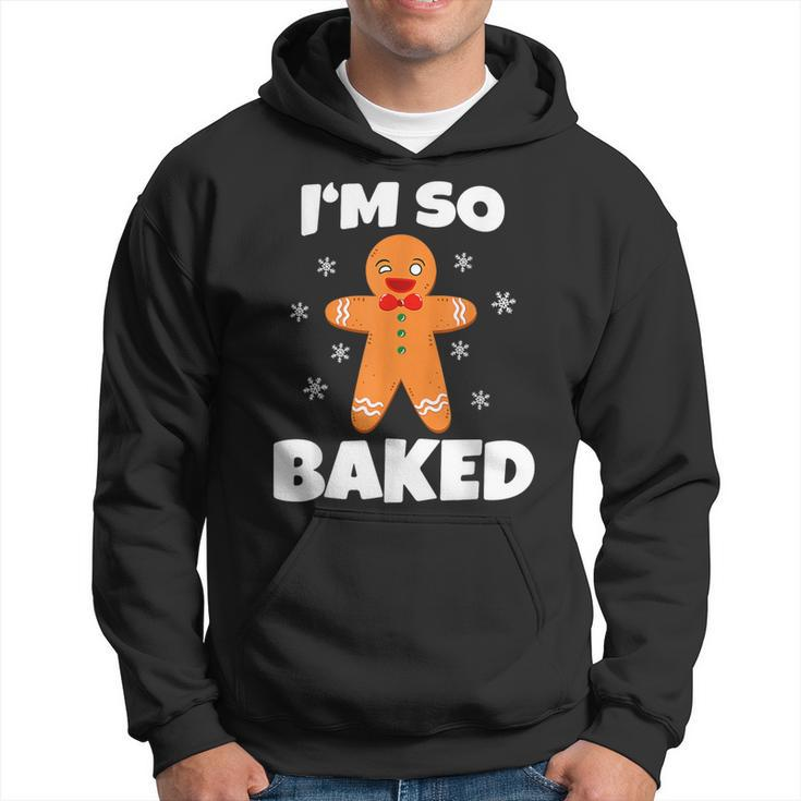 Gingerbread Man I'm So Baked Christmas Cookie Baking Hoodie