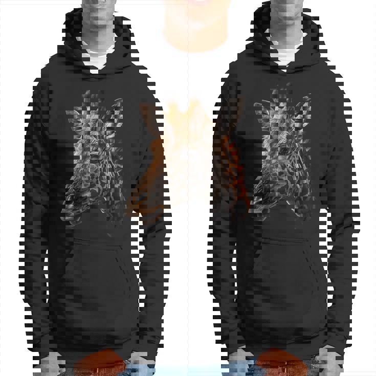 Giraffe Animal Print Giraffe Hoodie | Seseable CA