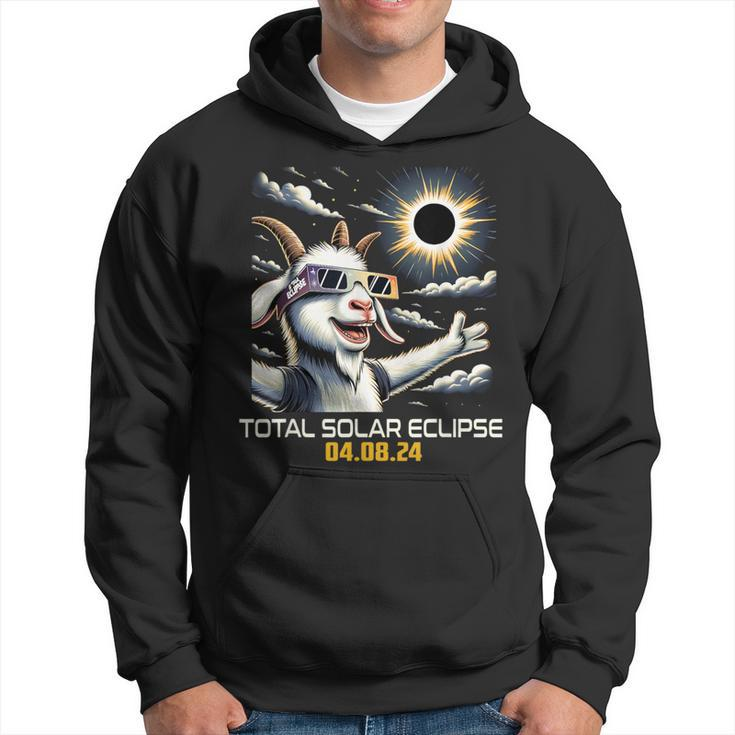 Goat Selfie Solar Eclipse Hoodie