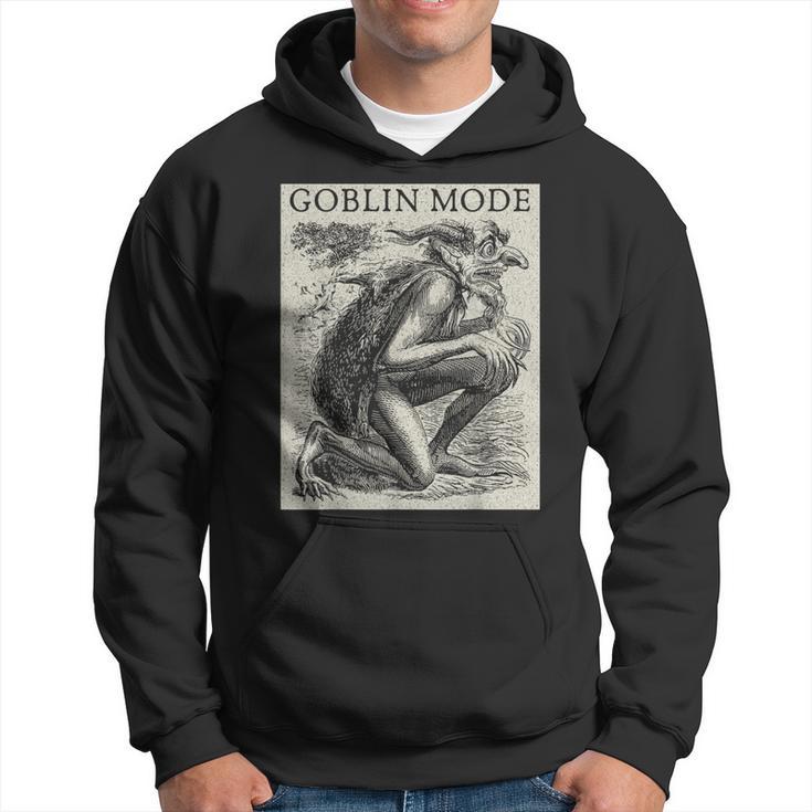 Goblin Mode Goblincore Vintage Aesthetic Off Day Trend Hoodie