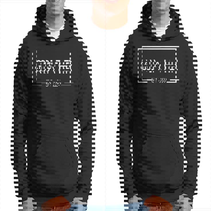Godfather Est 2024 First Time Godfather Father's Day Hoodie