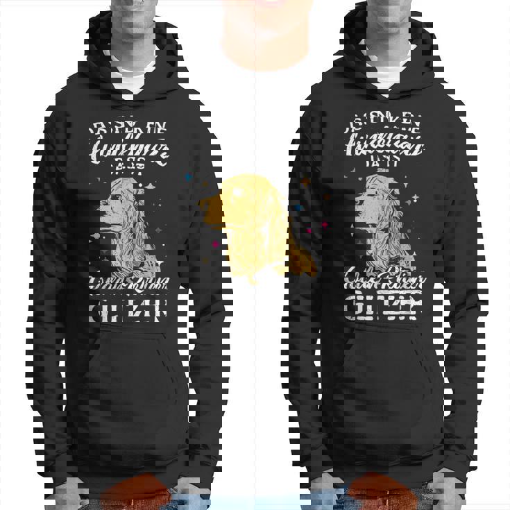 Golden Retriever Glitter Dog Holder Dog Owners Hoodie