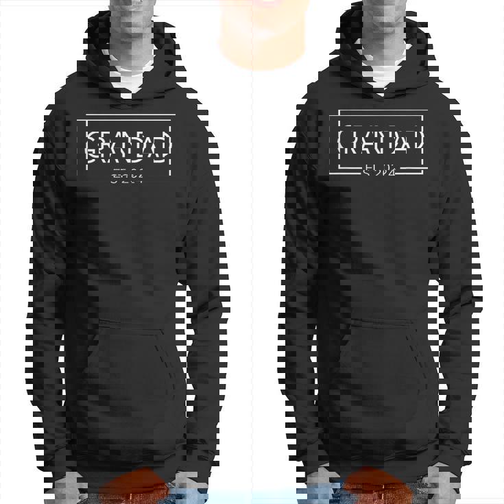 Grandad Est 2024 Father's Day Dad Grandpa Hoodie
