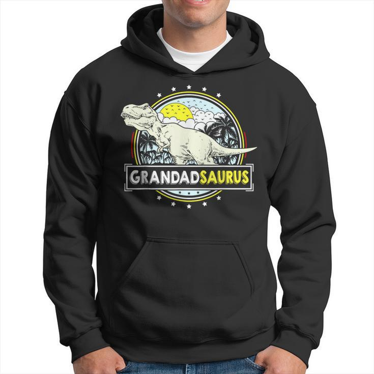 Grandadsaurus For Grandpa Fathers Day T Rex Dinosaur Hoodie