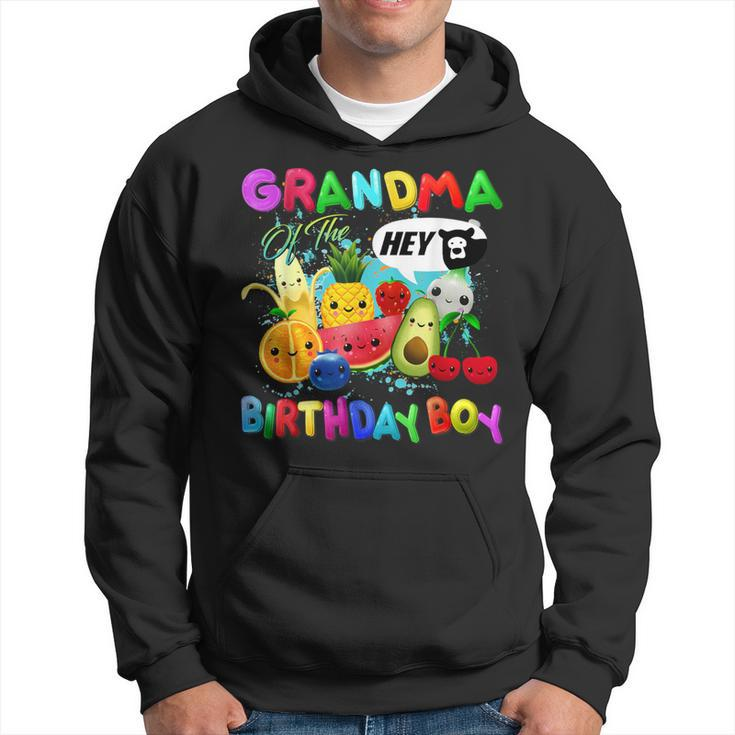 Grandma Of The Birthday Boy Family Fruit Birthday Party Hoodie