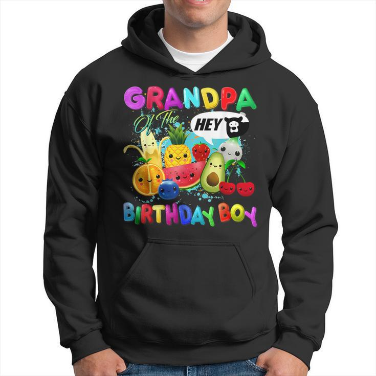 Grandpa Of The Birthday Boy Family Fruit Birthday Party Hoodie