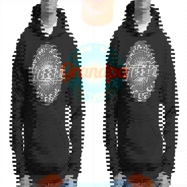 Grandpa The Man The Myth The Legend Grandfather Hoodie