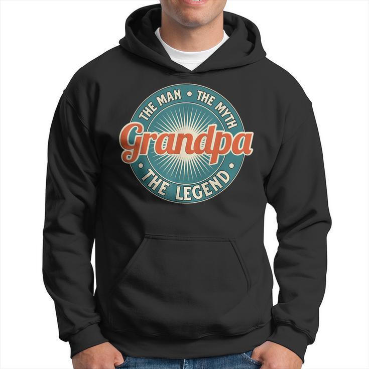 Grandpa The Man The Myth The Legend Grandfather Hoodie