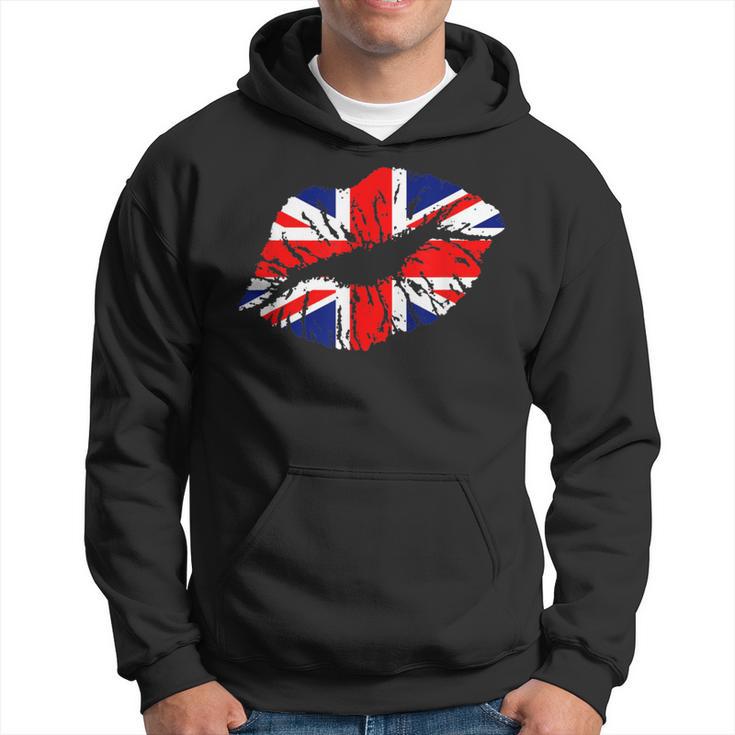 Great Britain England Lips For Brit Hoodie