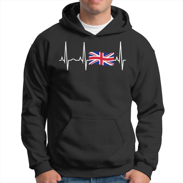 Great Britain -Union Jack Heartbeat Hoodie