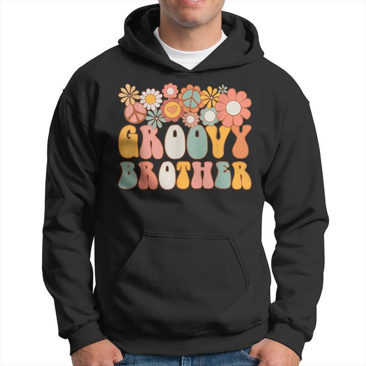 Groovy Brother Retro 60S 70S Hippie Family Matching Big Bro Hoodie