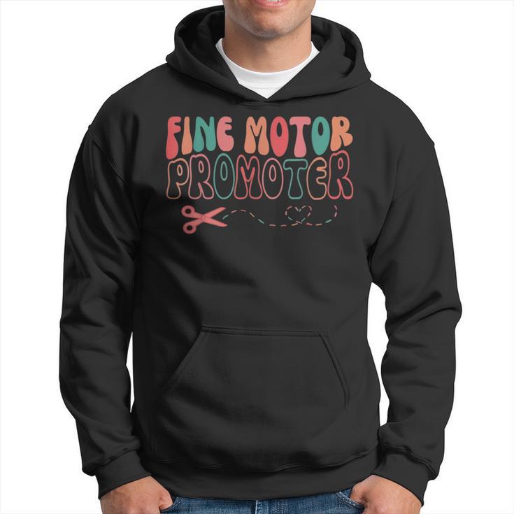 Groovy Fine Motor Promoter Occupational Therapy Ot Therapist Hoodie