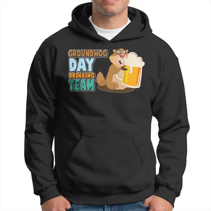 Groundhog Day Drinking Matching Team Party Beer Lover Hoodie