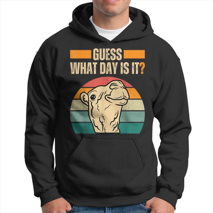 Guess What Day Is It Camel Hump Day Camel Wednesday Hoodie