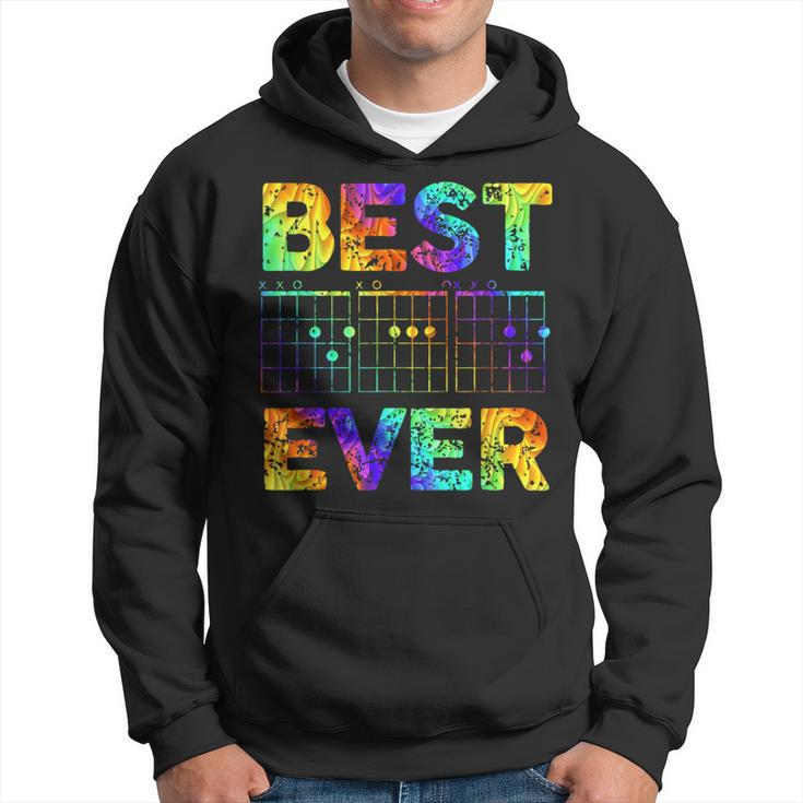 Guitarist Father Best Dad Ever D A D Chord Father's Day Hoodie
