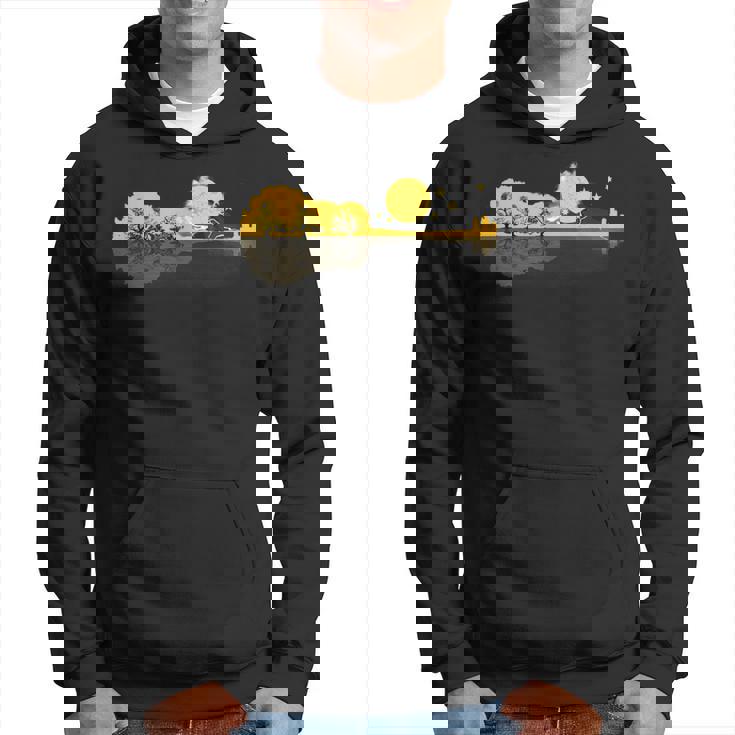 Guitarra Naturaleza Rockstar Guitarrista Traje Musical Sudadera