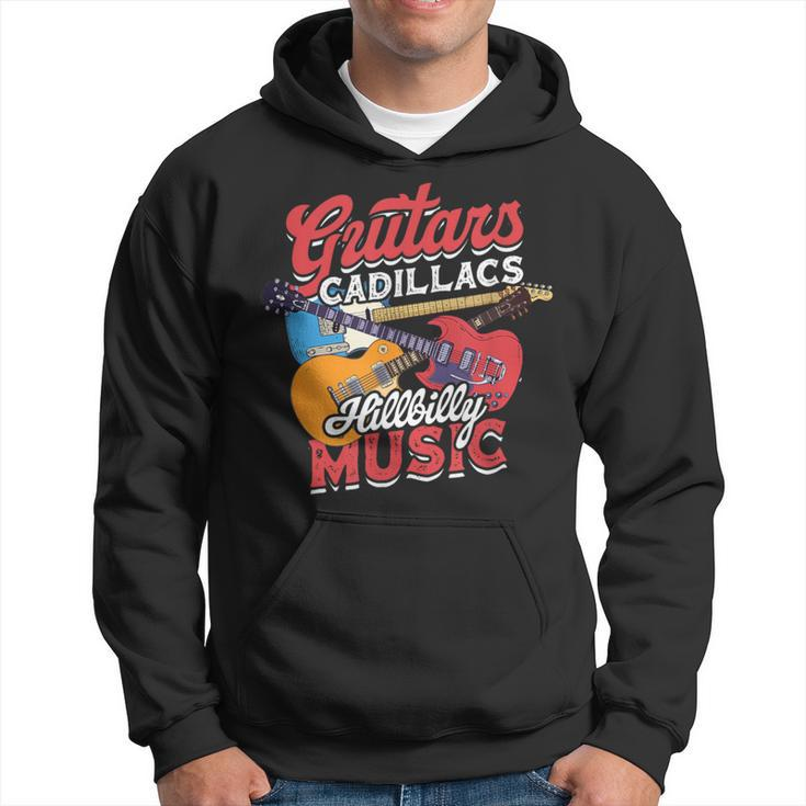 Guitars Cadillacs Hillbilly Music Guitarist Music Album Hoodie